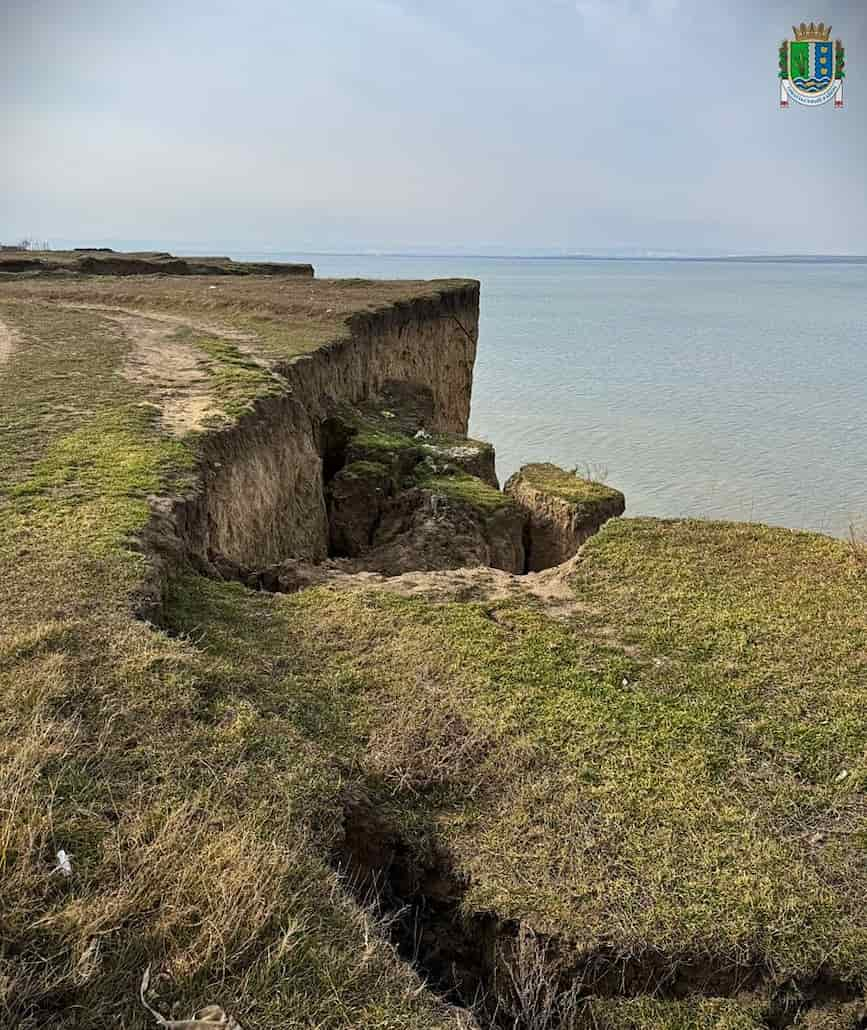 Оползень в селе Речное