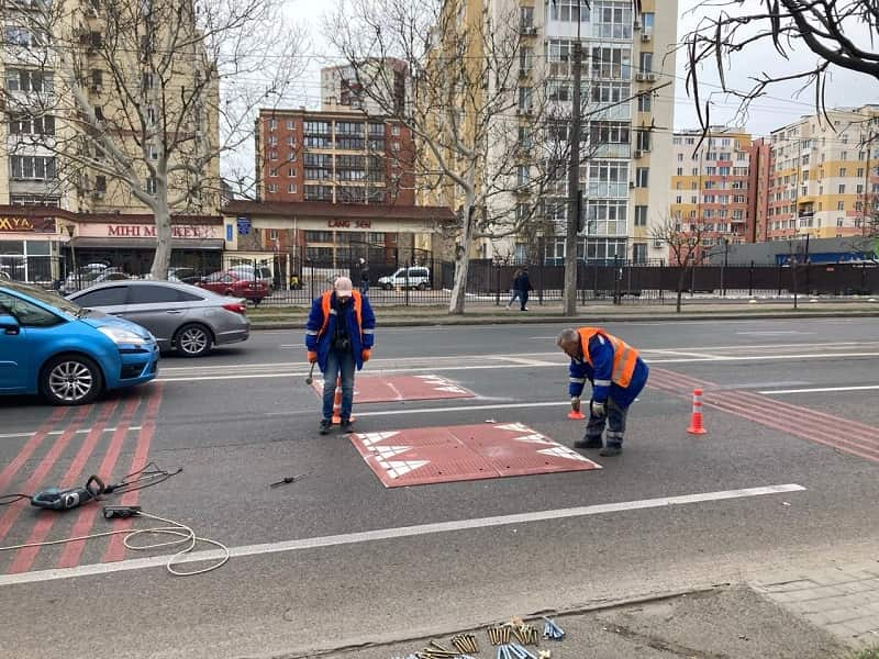 В Одессе устанавливают 